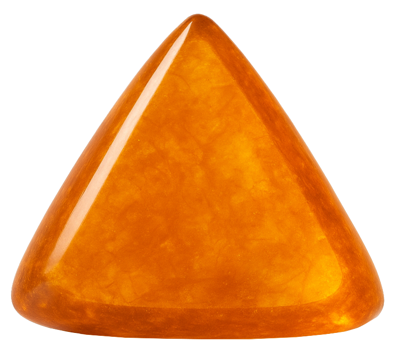 Amber logo which depicts a document encased in a triangular piece of amber